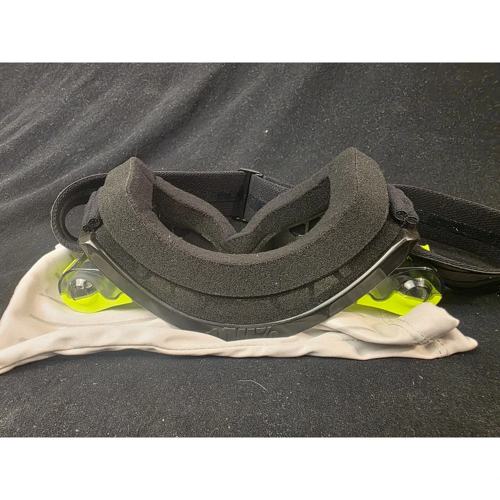 100% Strata 2 Forecast Mud System Goggles Neon Yellow Black Motocross MTB‎